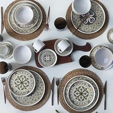 SHC4200 Keramika Timeless Brown Stackable Yemek/kahvaltı Takımı 20 Parça 4 Kişilik 21972-73