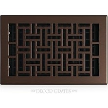 SHC4200 Grates AJH610-RB Oriental Kat Kaydı, 15 x 25 Cm, Ovuşturulmuş Bronz Kaplama