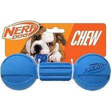 SHC4200 Nerf Dog Kauçuk Çiğneme Halter Köpek Oyuncağı, Hafif, Dayanıklı ve Suya Dayanıklı, 7,5 Inç, Orta/bü