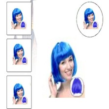 Küt Kısa Parti Perukları Renk Seçiniz-30 cm