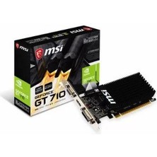 Msı Geforce GT710 2GD3H Lp 2gb Ddr3 64BIT 1xvga 1xhdmı 1xdvı Ekran Kartı