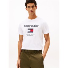 Vans Tommy Embro Flag Tee Erkek Beyaz T-Shirt - MW0MW42736