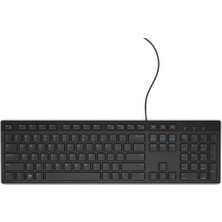 Dell KB216-BK-INT, Siyah, USB Kablolu, Ingilizce, Multimedya Klavye