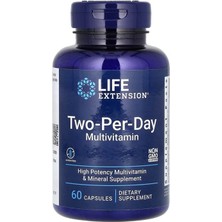 Life Extension, Two-Per-Day Multivitamin, 60 Caps.