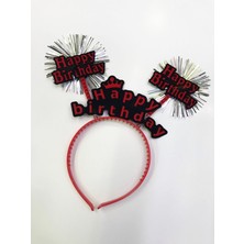 Happy Birthday Neon Renk Doğum Günü Tacı 1 Adet