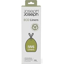 SHC4200 Joseph Joseph Iw6 Öko Torbası, Geri Dönüştürülmüş Plastik, Ipli Mutfak Atık Torbası, Ekstra