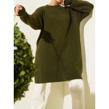 Vaniza Standart Beden Pirinç Örgü Triko Kazak