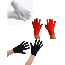 MOYS PARTY & AHSAP Moys-23 Nisan Çocuk Boy Likralı Pandomim Eldiveni 1 Adet Fiyatı Renk Seçebılırsiniz