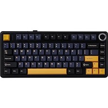 SHC4200 Aula F75 Mekanik Rgb Tkl Gray Switch Kablosuz Makrolu Hot Swap Klavye Siyah