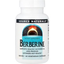 Source Naturals Berberine Optimizes Gut Health 500 Mg 60 Vegetarian Caps