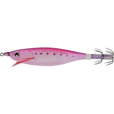 SHC4200 Yo-Zuri Squid Jig Type Bait Sert Balık, Bez Kaplama Gövde, Fosforlu Göz Kanatçık ve Kuyruk, D