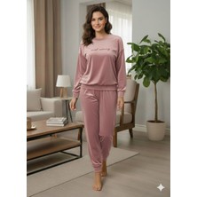 Miss Mavera Kadife Pijama Takımı