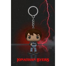 Lades Stranger Things Funko Pop Figür Anahtarlık – Jonathan Koleksiyonluk Anahtar Süsü