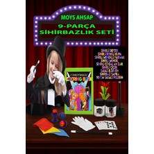Sihirbazlık Dev Çocuk Seti Basit ve Etkileyici 9 Parça -