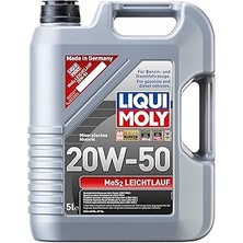 SHC4200 Liqui Moly Mos2 Leichtlauf 20W-50 5 L Otomotiv Bakım Ürünü