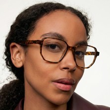 Babafiyatlar Brady Leopar Unisex Mavi Işık Koruma Gözlüğü