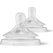 SHC4200 Doğal Tepkili Biberon Emziği, 2’li Paket, 0 Ay+, 1 Numara, Akıtmaz Emzik, Kolik ve Ga