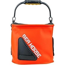 SHC4200 Sea Horse Katlanır Canlı Livar Kare 22 cm Turuncu