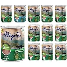 SHC4200 Mystic Yetişkin Kedi Kuzulu Pate 400 gr x 12 Adet