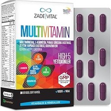 SHC4200 Zade Vital Multivitamin 30 Sert Kap 1 Paket(1 x 1 Adet)