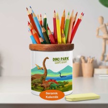 Asilmeydan Eski Dönem Dinozorları Seramik Kalemlik -1284-16885