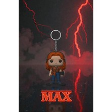 Lades Stranger Things Funko Pop Figür Anahtarlık – Max V2 Koleksiyonluk Anahtar Süsü