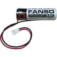 Magicool Fanso ER14505H Kablolu Konnektörlü (51005-2P) 3.6V Lithium Pil (Li-Socl2)