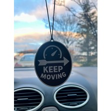 Serüven Dikiz Aynası Süsü – Keep Moving! - Ilerlemeye Devam Edin! - Çift Yönlü 3D Baskı, Cam Çizmez