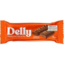 SHC4200 Delly Çikolata Kaplı - Bademli &amp; Portakallı Meyveli Bar