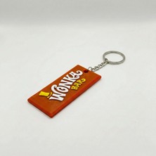 Atatuğ Hediyelik Willy Wonka Bar Özel Tasarım 3D Anahtarlık
