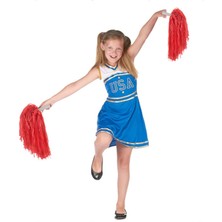 1 Çift ( 2 Adet ) Kırmızı Renk 23 Nisan Gösteri Ponponu