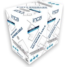 Inca ICAT6305M 305MT 0.57MM 23AWG Cat6 Kablo Gri̇