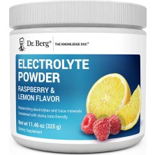 Electrolyte Powder 11.6 Oz -325 gr ┃raspberry & Lemon Flavor