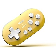 SHC4200 8bitdo Zero 2 Bluetooth Gamepad For Switchpcmacosandroid (Yellow Edition) [