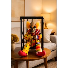 Hareketli Sesli Sensörlü Mahkum Joker Iskelet Dekorasyon 22X27 cm