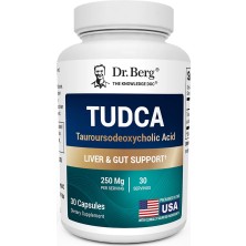 Tudca – 250 Mg Of Tauroursodeoxycholic Acid – 30 Vegetable Capsules