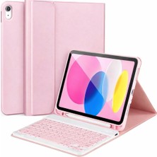 Dexmon Samsung Tab A9 Plus Uyumlu 11 Inç X210 Kalem Bölmeli Klavyeli Bluetooth Manyetik Tablet Kılıfı