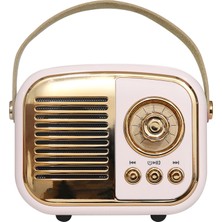 Mıkado MD-24BT, Echoes, Pembe, 3W, Taşınabilir, Usb/tf Kart/bluetooth, 800MAH, Klasik Retro Müzik Kutusu