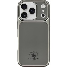 Covpor Santa Barbara Polo Racquet Club Apple iPhone 17 Pro Uyumlu Kılıf Manyetik Şarj Destekleyen Içi Süet Lucas Deri Kapak