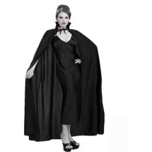 Siyah Yakalı Yetişkin Pelerin 120 cm