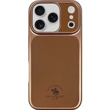 Covpor Santa Barbara Polo Racquet Club Apple iPhone 17 Pro Uyumlu Kılıf Manyetik Şarj Destekleyen Içi Süet Lucas Deri Kapak