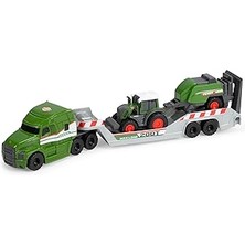 SHC4200 Dickie, 203735006, Fendt Çekici ve Traktörlü Araç Seti, 2'li Paket, Serbest Tekerlekli, Hareketli V