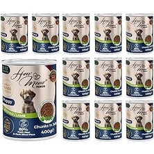 SHC4200 Yavru Köpek Kuzulu ve Jöleli Konserve Yaş Mama 400 gr x 12 Adet