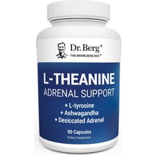 L-Theanine Adrenal Support - L-Tyrosine - As. - Desiccated Adrenal 90 Kapsül