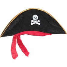 Kaptan Jack Kadife Çocuk Boy Korsan Şapkası