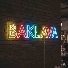 Kamer Neon LED Işıklı Baklava