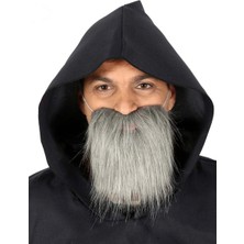 Magicool Kırçıllı Korsan Sakalı Gri Renk Takma Sakal