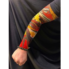 Çorap Dövme Giyilebilir Kol Bacak Dövmesi Likralı 2 Adet Model 25