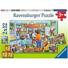 SHC4200 Ravensburger 2X12 Parça Alışverişe Gidiyoruz Puzzle