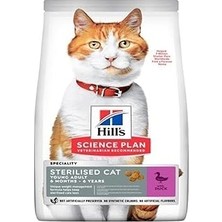 SHC4200 Hill's Hills Young Adult Ördekli Kısırlaştırılmış Kedi Maması 1,5 kg